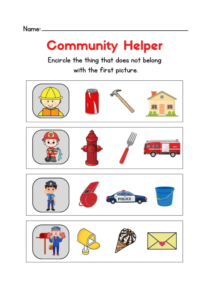 Kindergarten Community Helpers