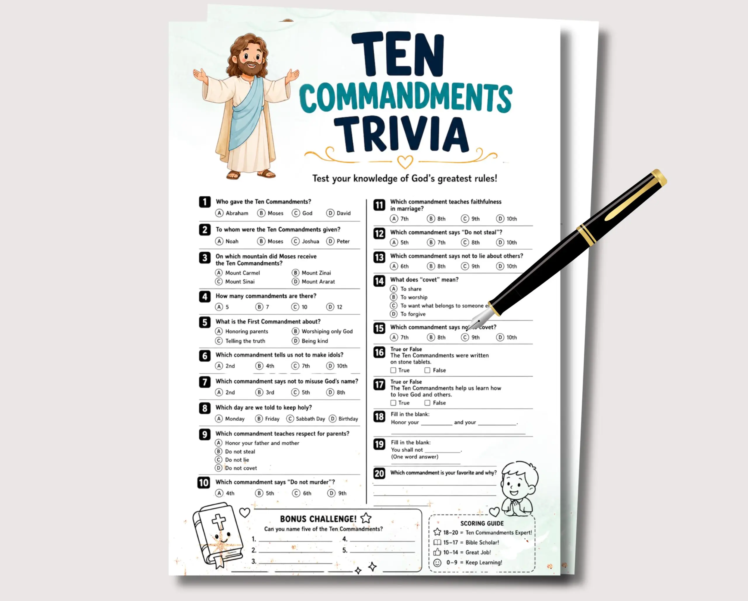 Kjv Bible Trivia