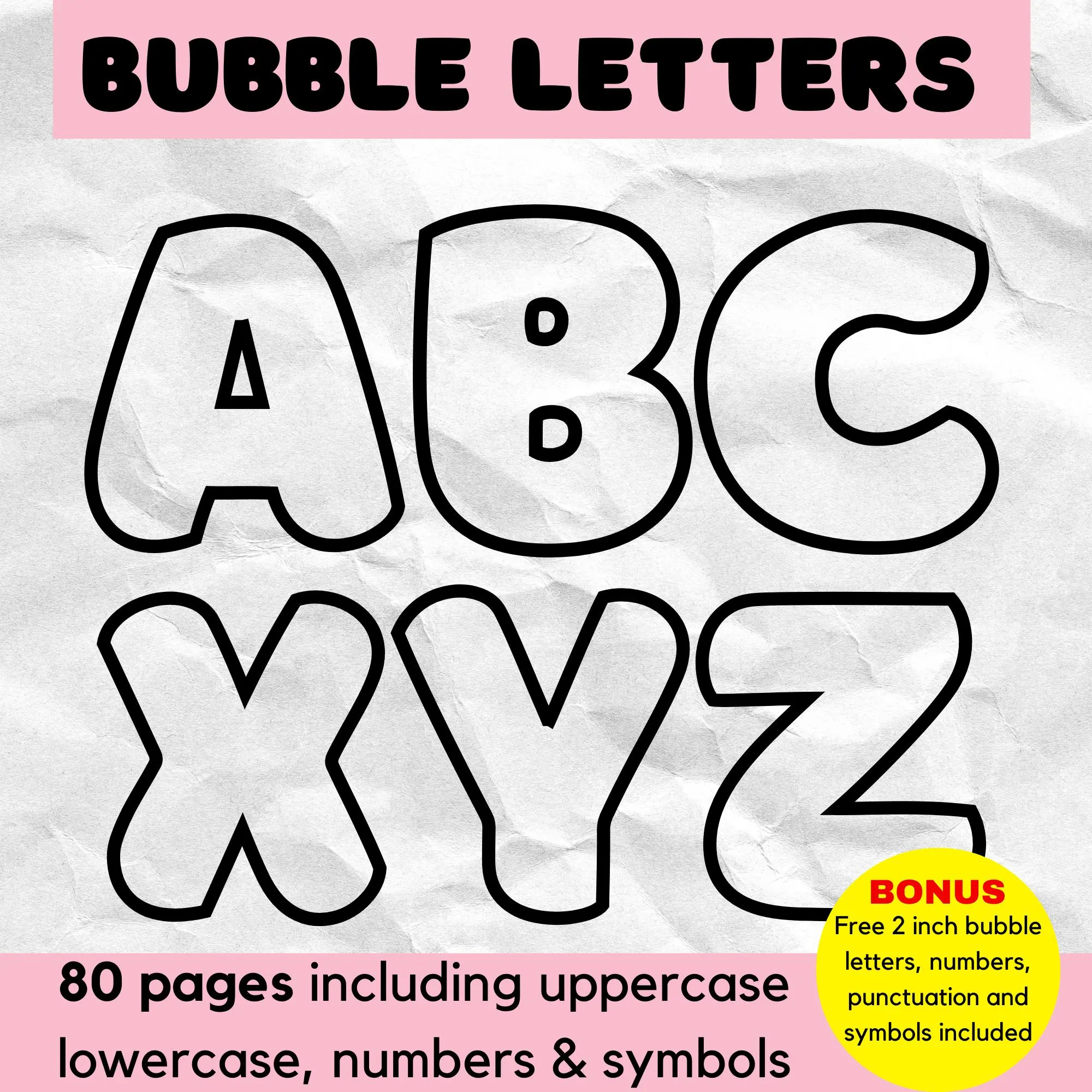 Large Printable Alphabet Letters