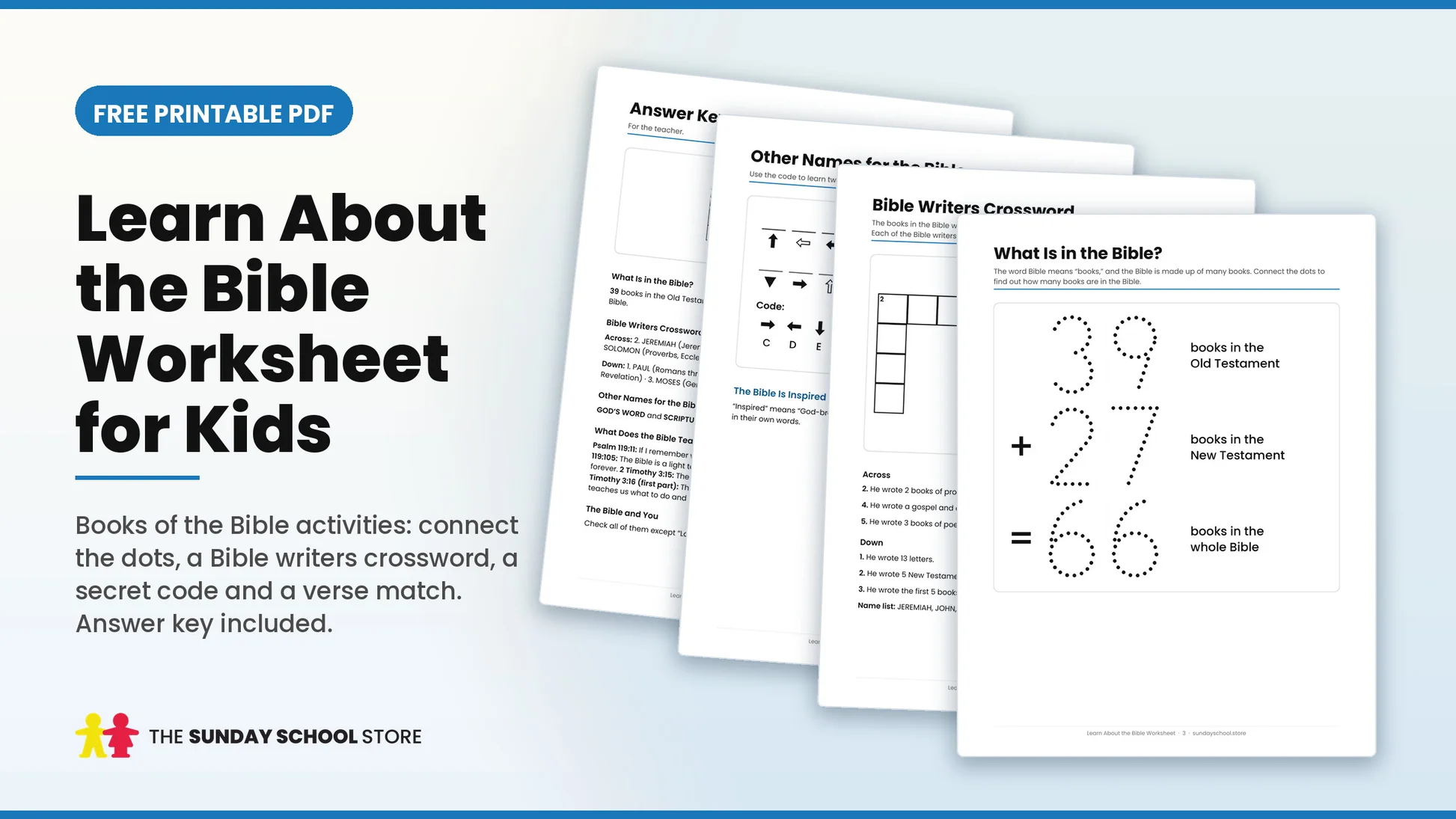 Learn About The Bible Worksheet Free Printable