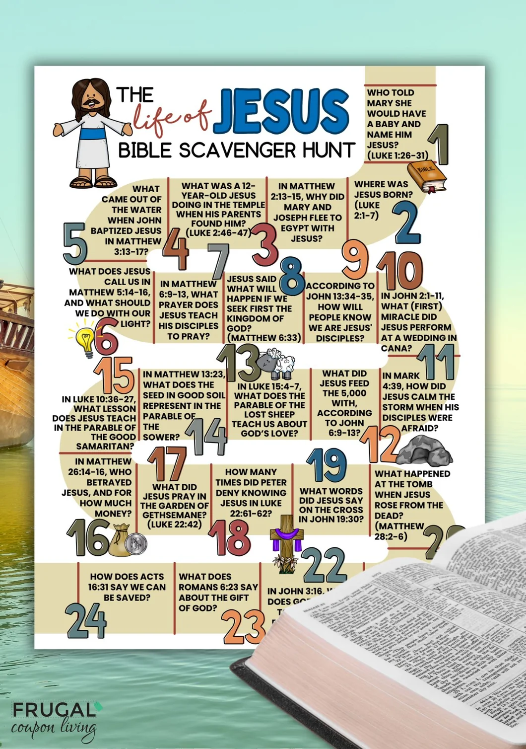 Life Of Jesus Bible Scavenger Hunt