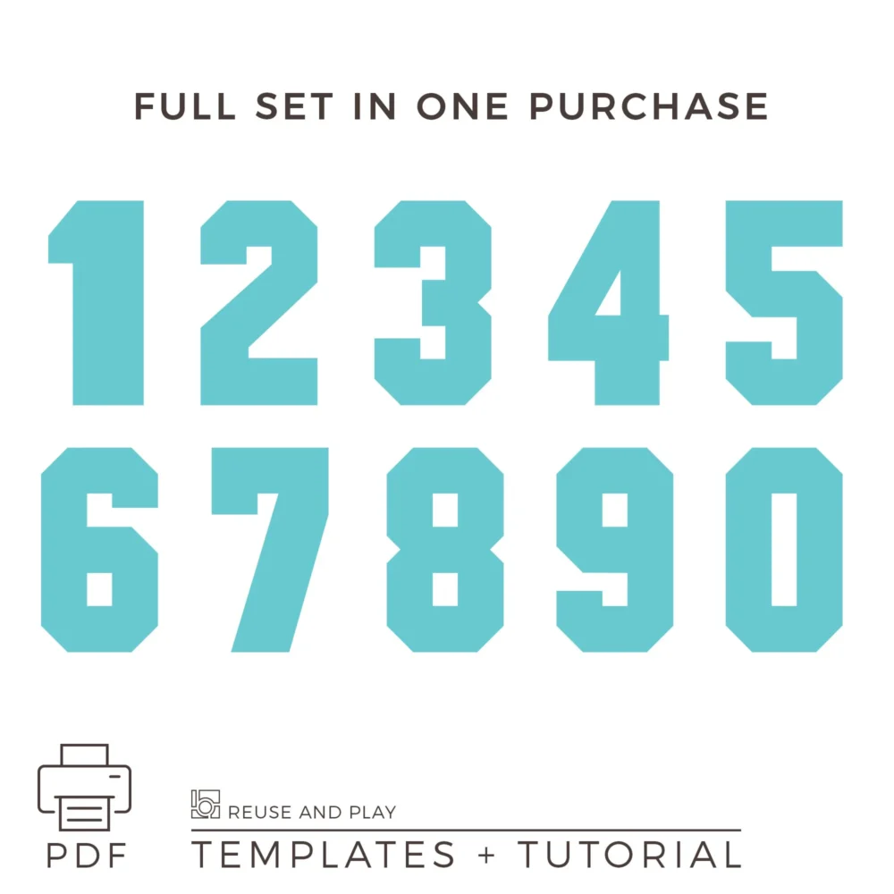 Light Up Numbers Printable Templates