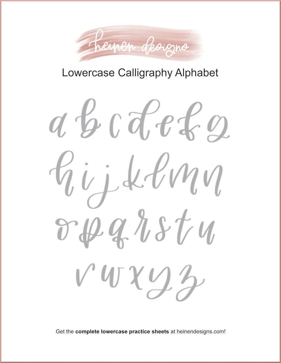 Lowercase Alphabet Lowercase Alphabet