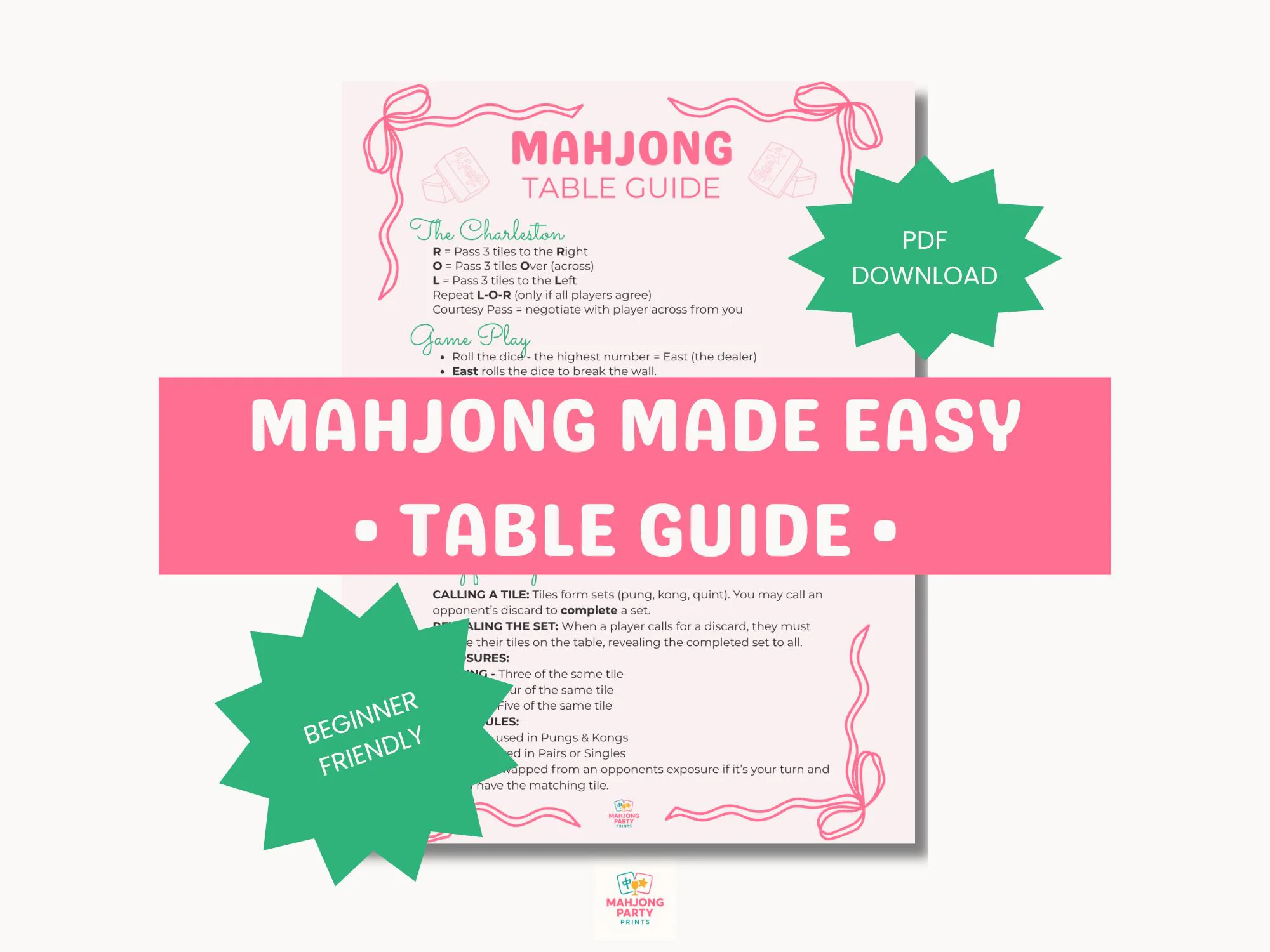 Mahjong Table Guide Quick Reference