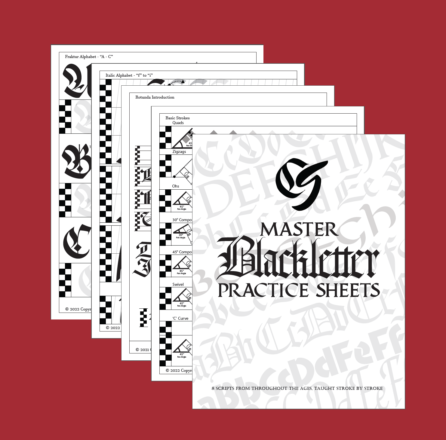 Master Blackletter Practice Sheets