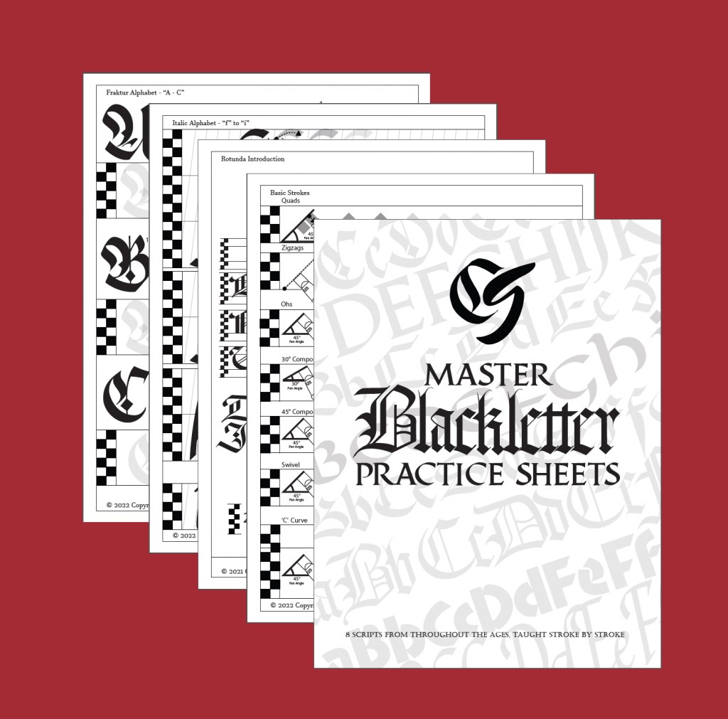 Master Blackletter Practice Sheets Master Blackletter Practice Sheets
