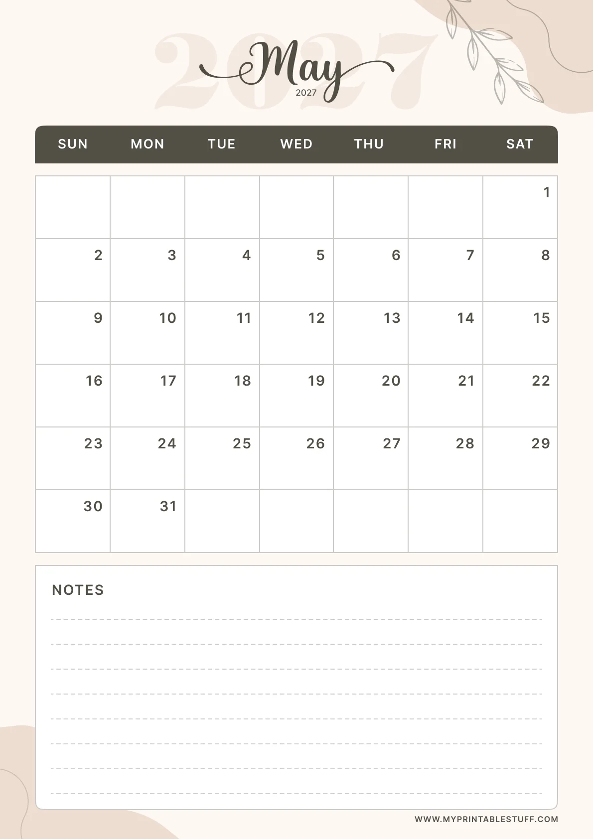 May Calendars May Calendars