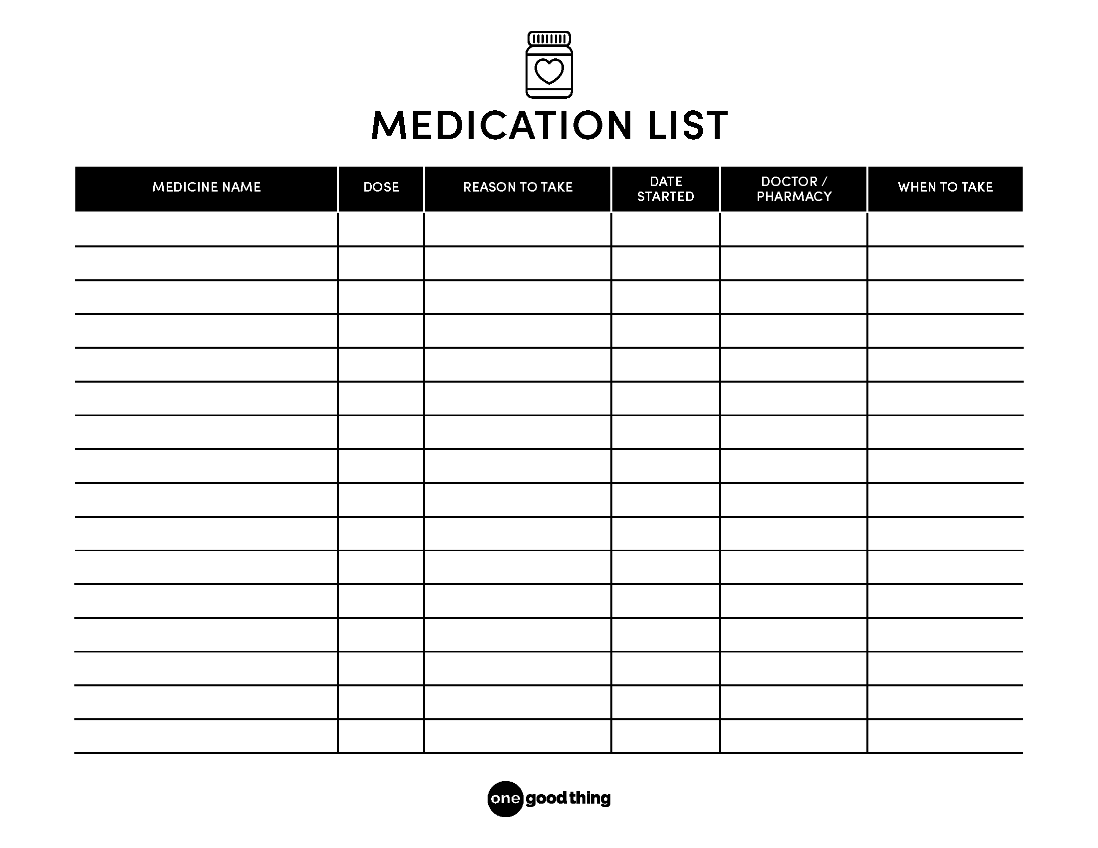 Medication List