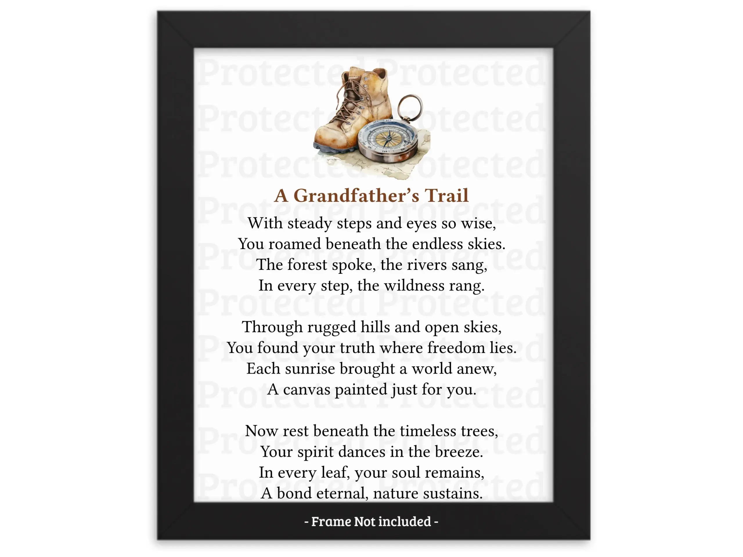 Memorial Poem For Grandfather