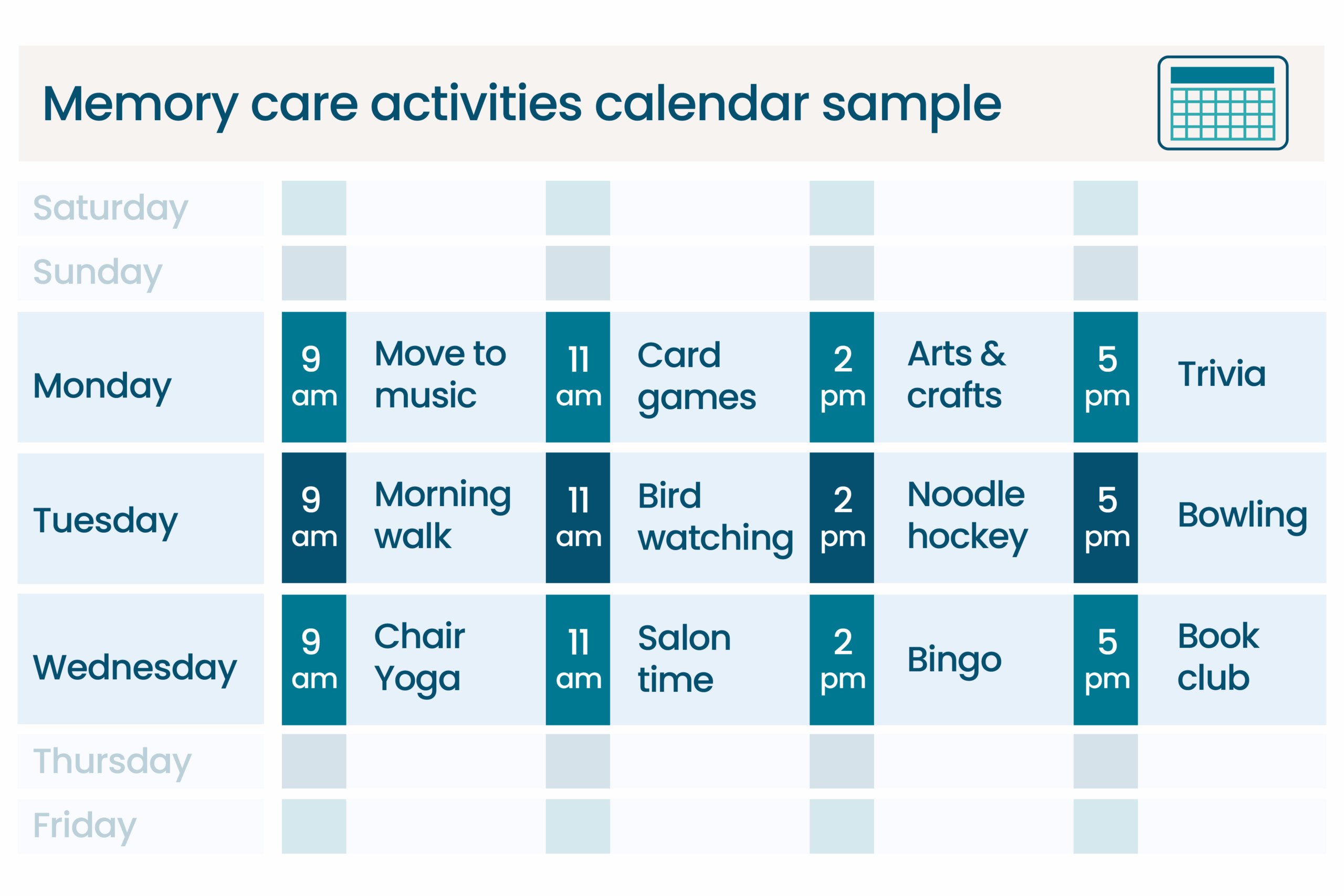 Memory Care Activities
