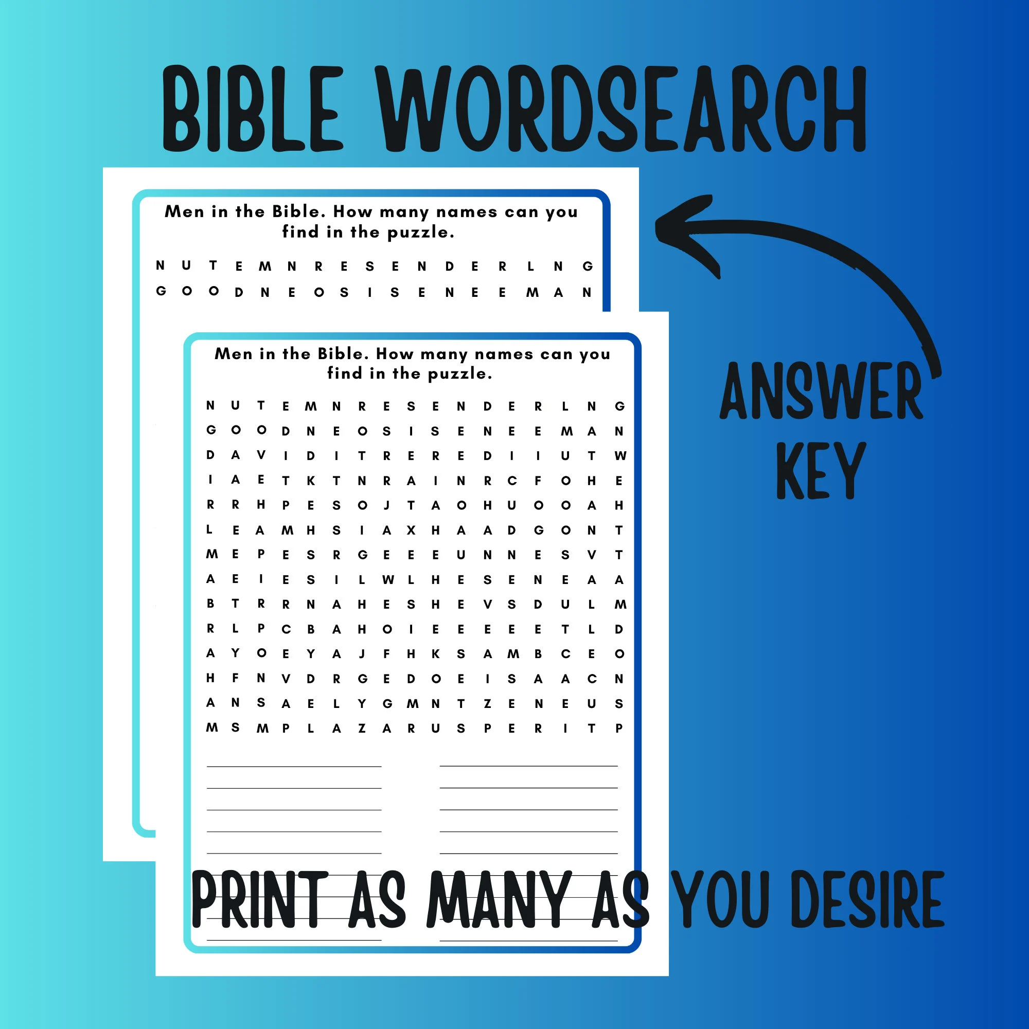 Men In The Bible Wordsearch Printable Men In The Bible Wordsearch Printable