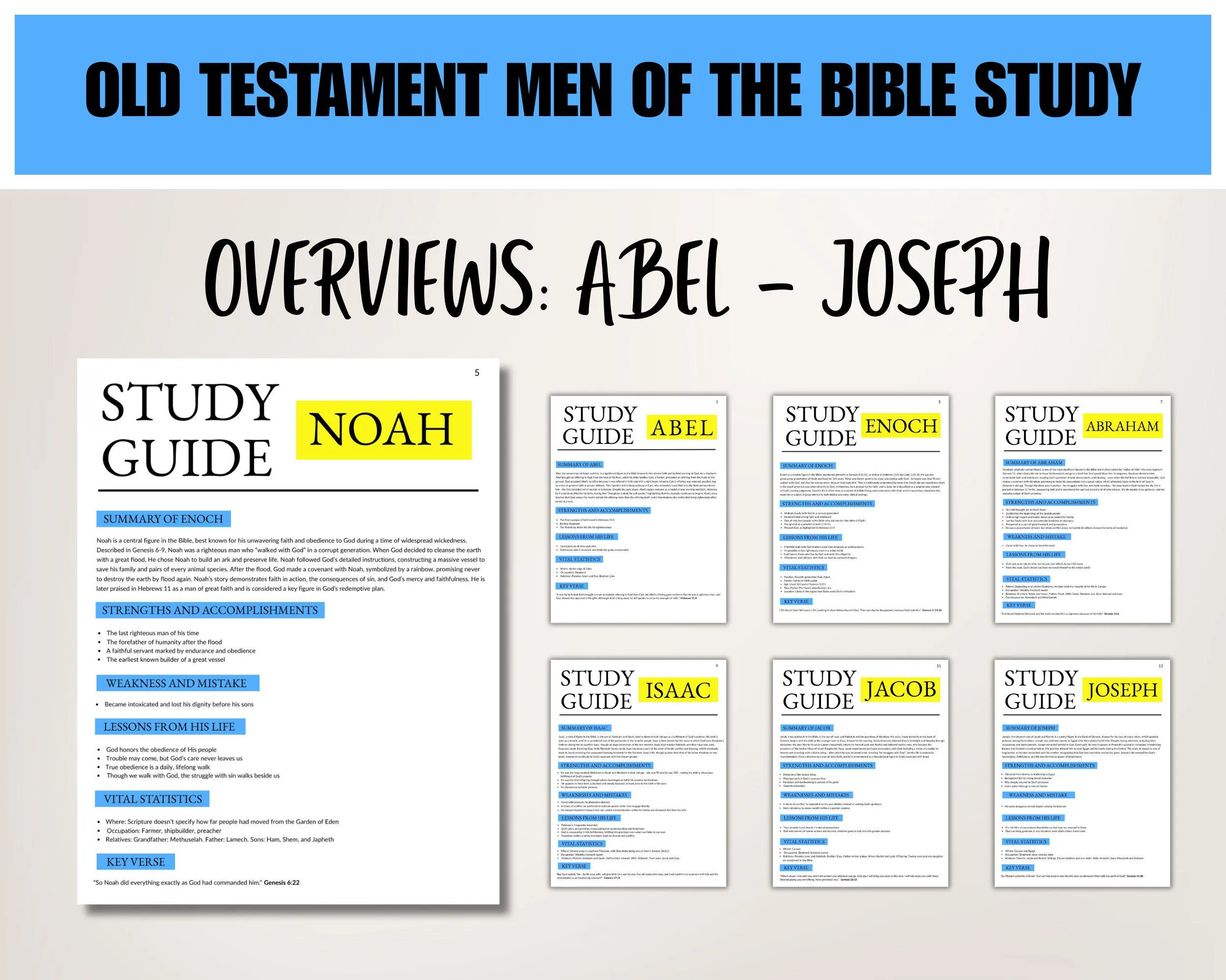 Men Of The Bible Study Pdf Old And New