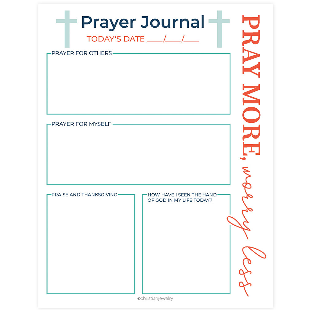 Minimal Prayer Journal Printable Aspx