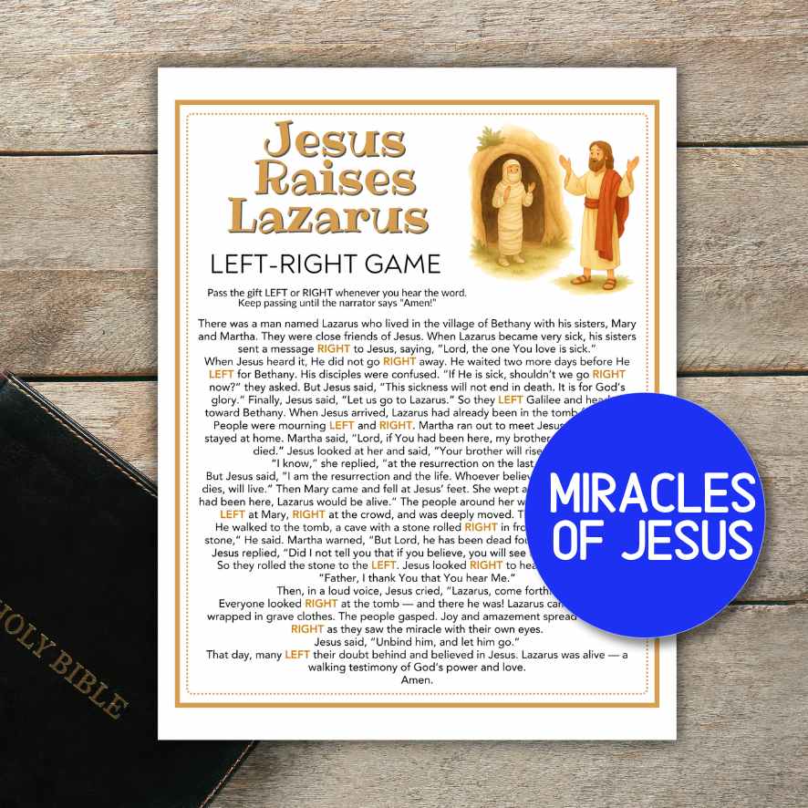Miracles Of Jesus Games