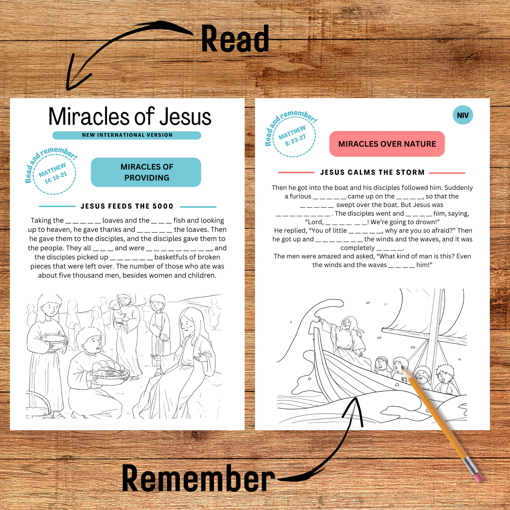 Miracles Of Jesus Worksheet Kids Bible Miracles Of Jesus Worksheet Kids Bible