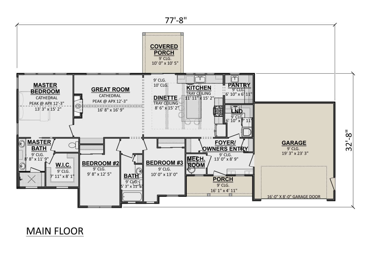 Modern Farmhouse Plan 1670 Square Feet 3 Bedrooms 2 Bathrooms