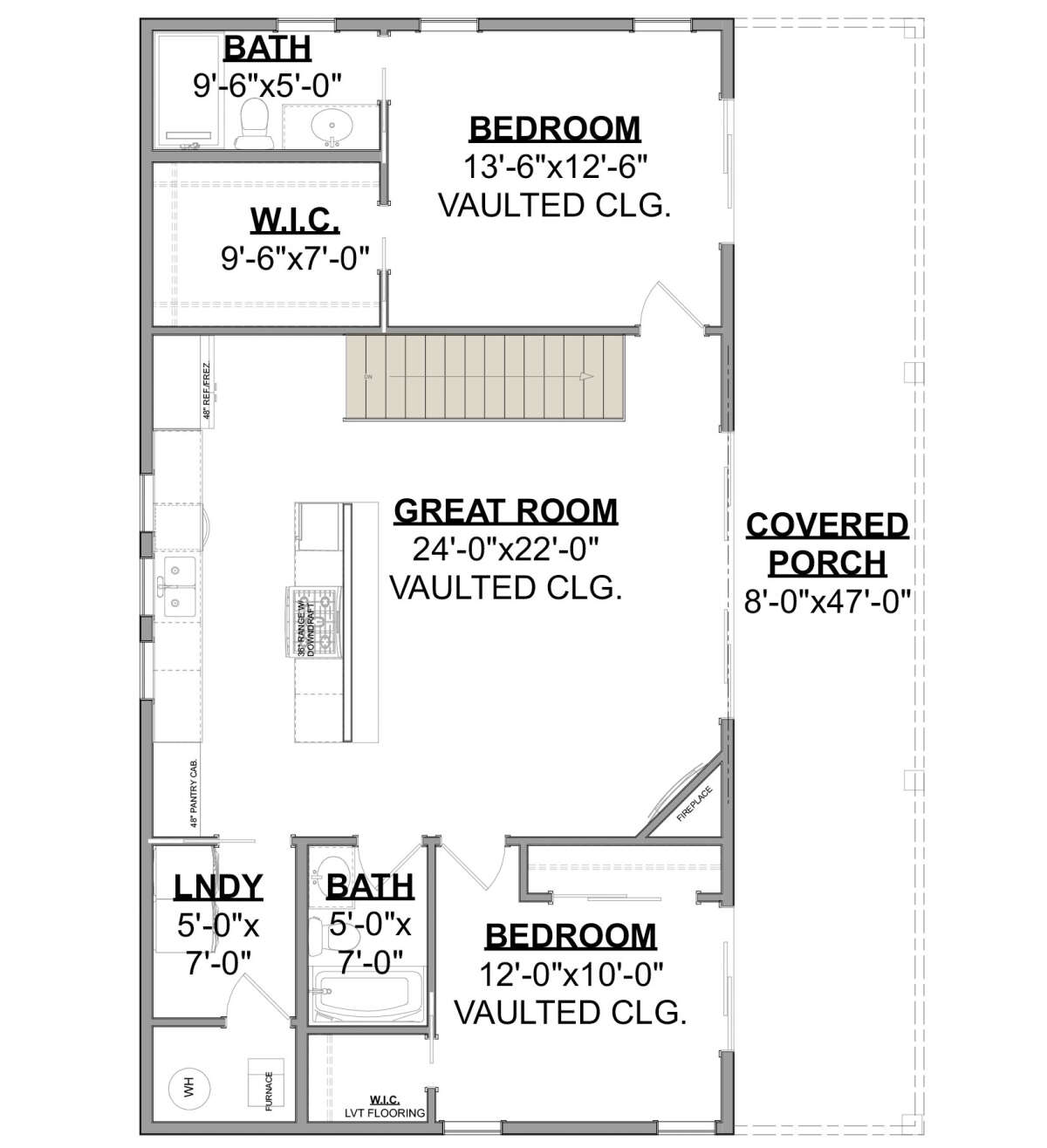 Modern Plan 1170 Square Feet 2 Bedrooms 2 Bathrooms