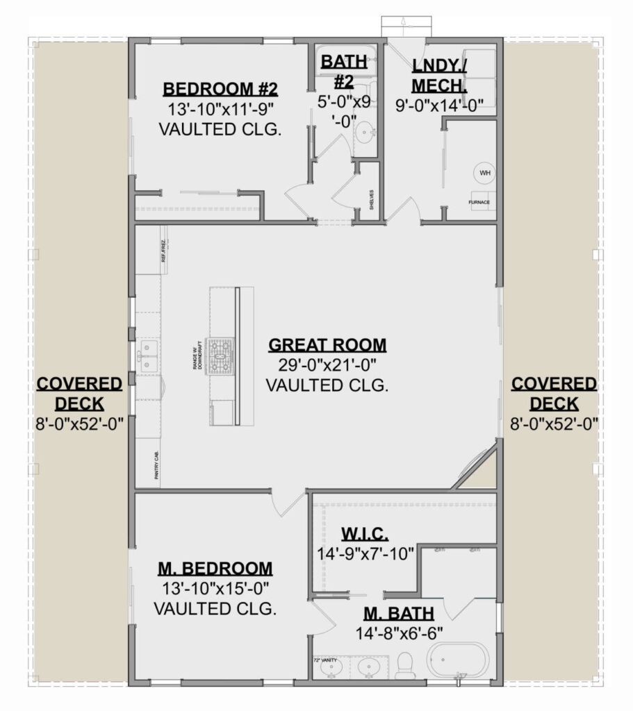 Modern Plan 1553 Square Feet 2 3 Bedrooms 2 Bathrooms