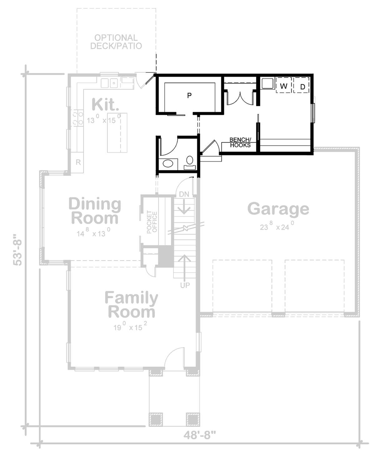 Modern Plan 2240 Square Feet 3 Bedrooms 2 5 Bathrooms