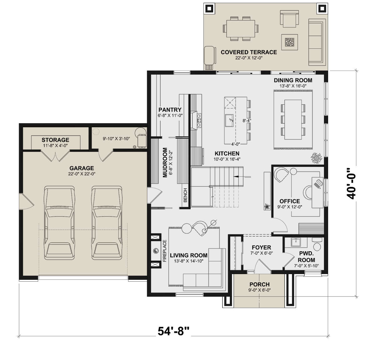 Modern Transitional Plan 2426 Square Feet 3 Bedrooms 2 5 Bathrooms