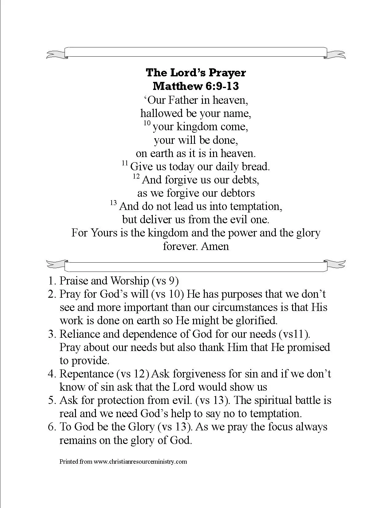 More Printables On The Lords Prayer More Printables On The Lords Prayer