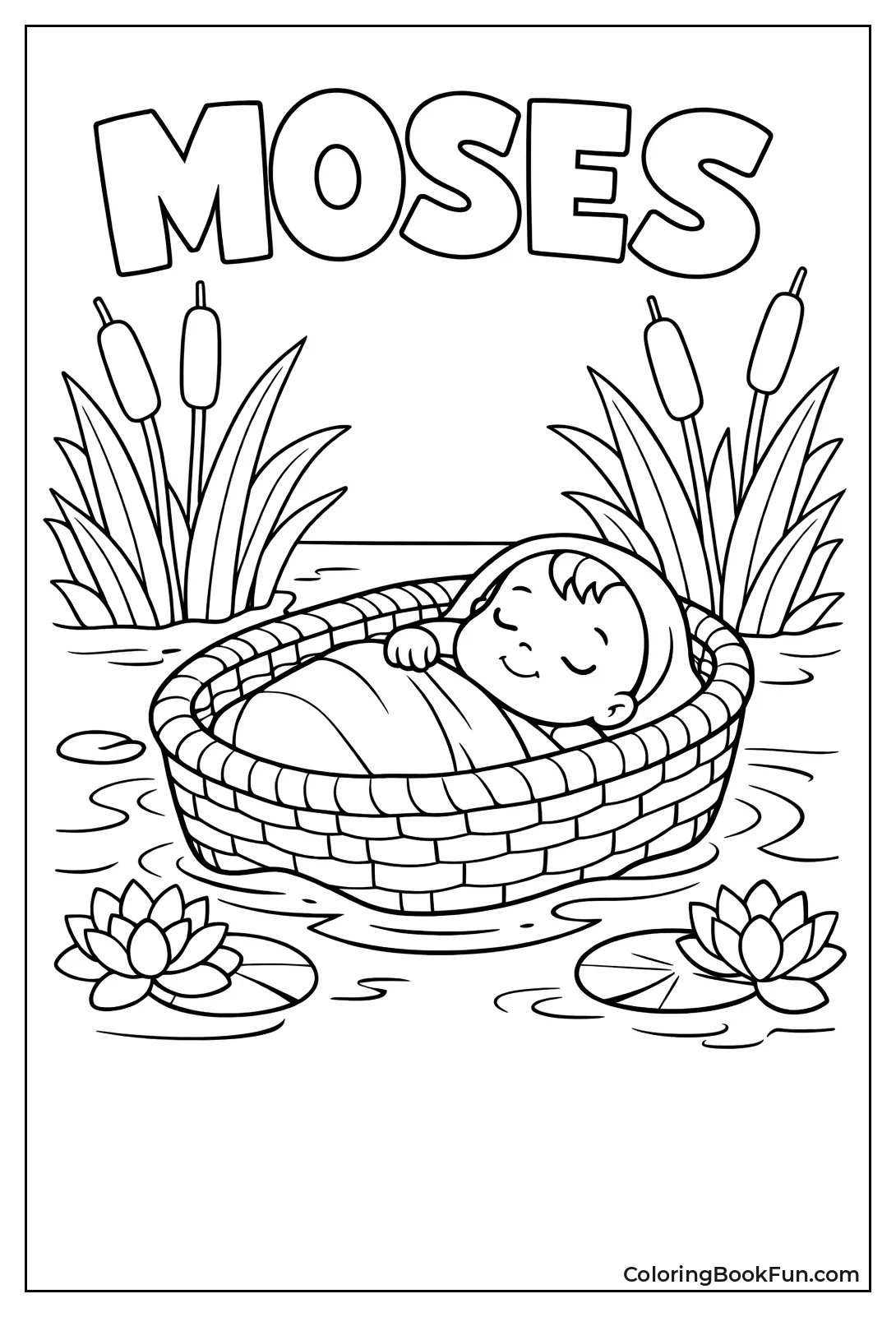 Moses Coloring Pages