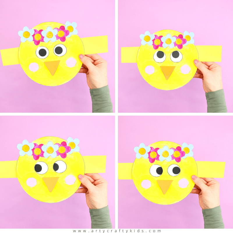 Moving Eyes Chick Craft