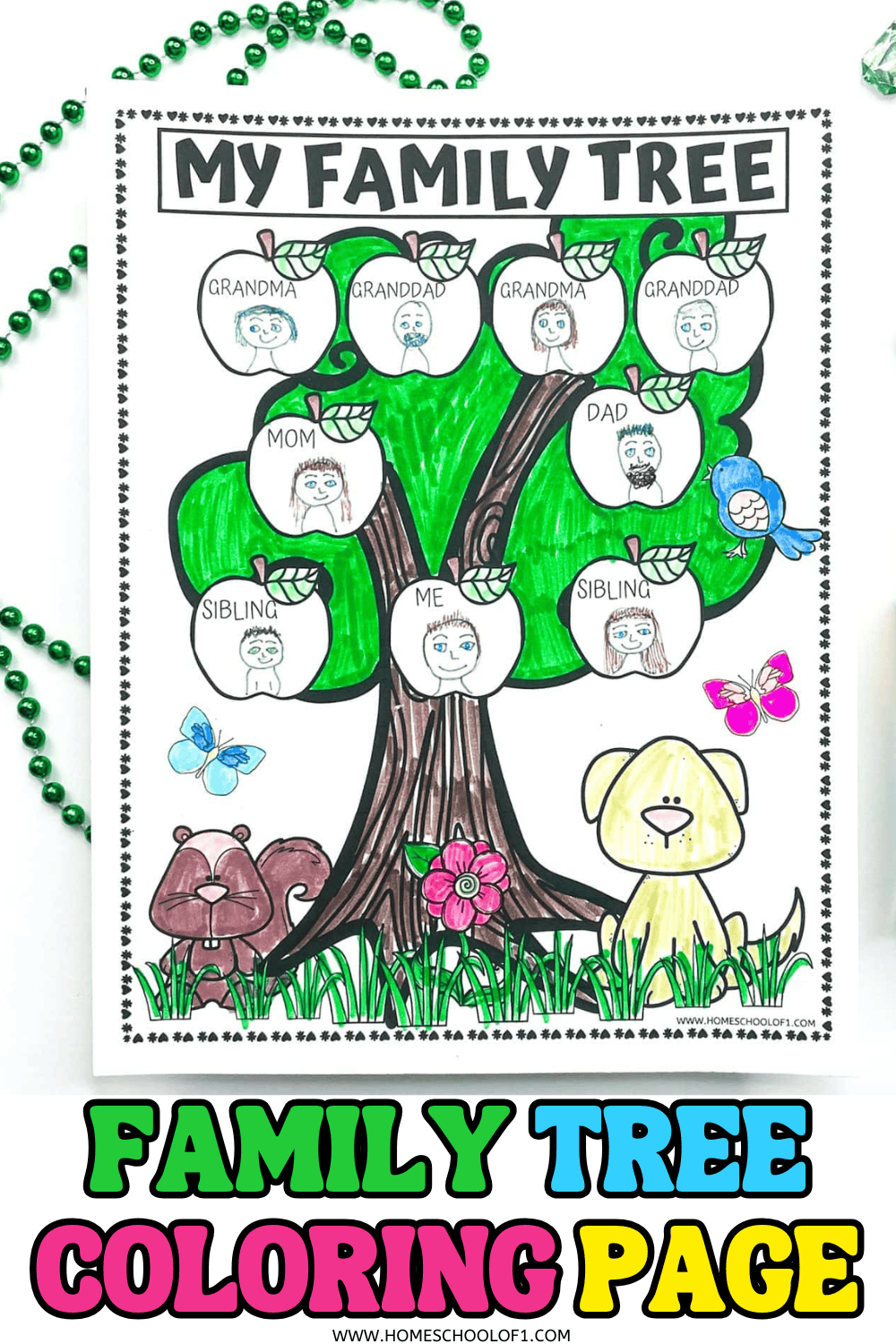 My Family Tree Worksheet