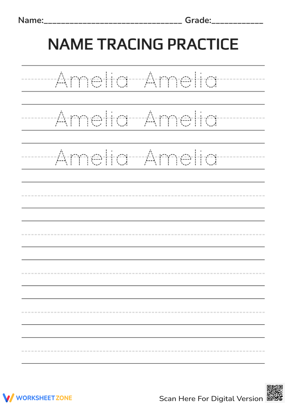 Name Tracing