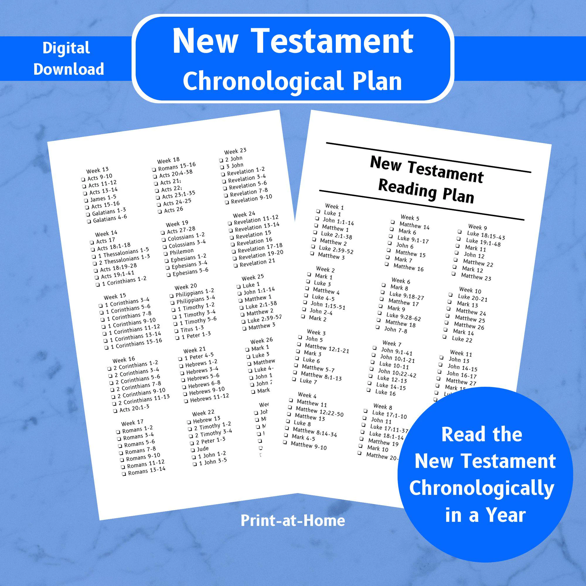 New Testament Chronological Bible