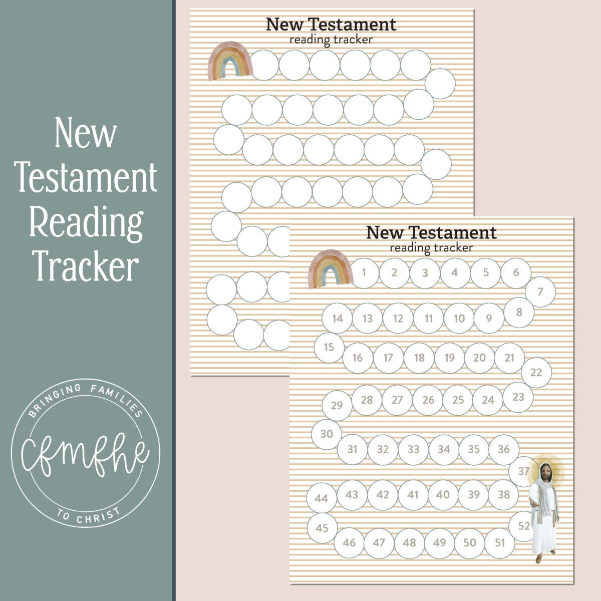 New Testament Reading Tracker