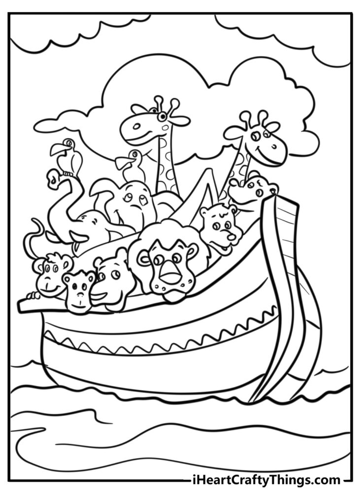 Noahs Ark Coloring Pages
