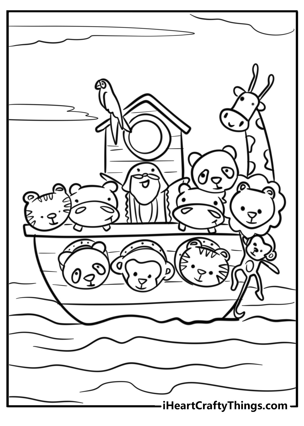 Noahs Ark Coloring Pages