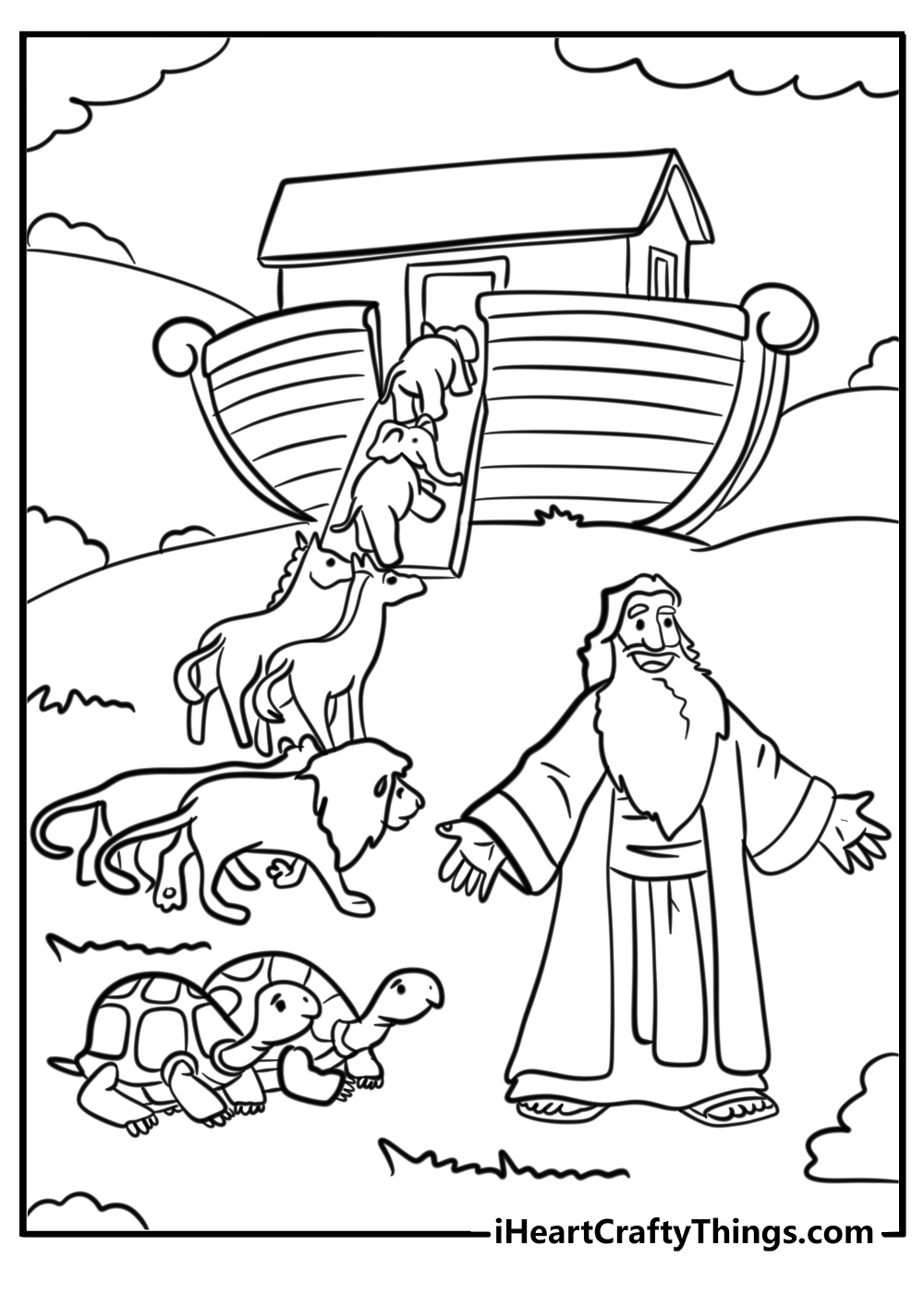 Noahs Ark Coloring Pages