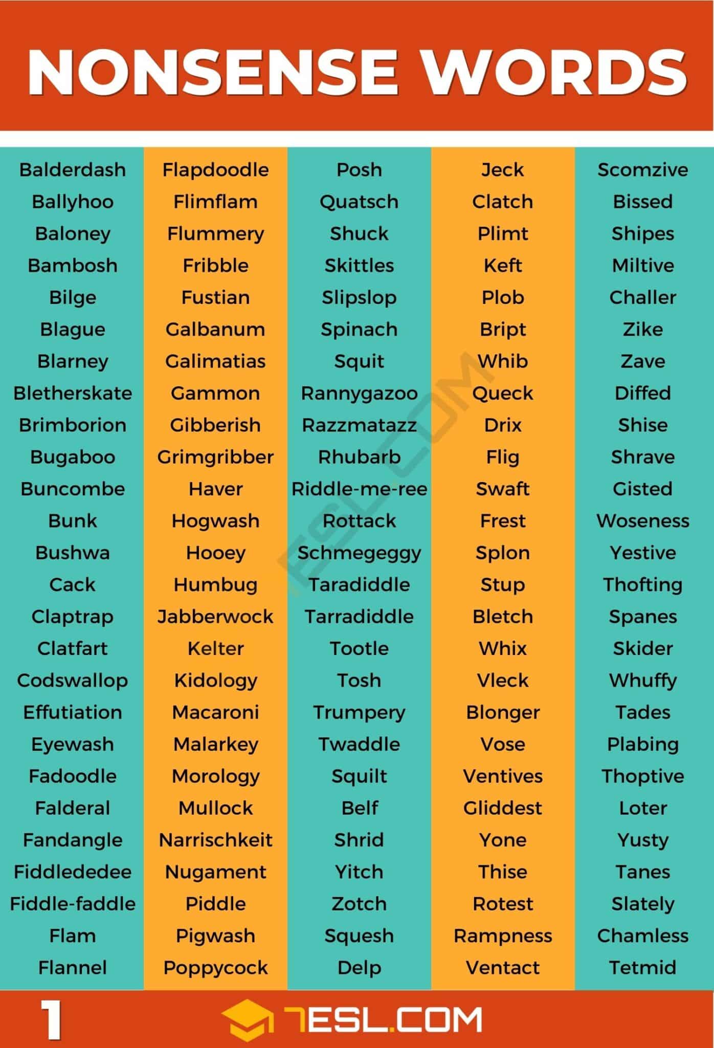 Nonsense Words