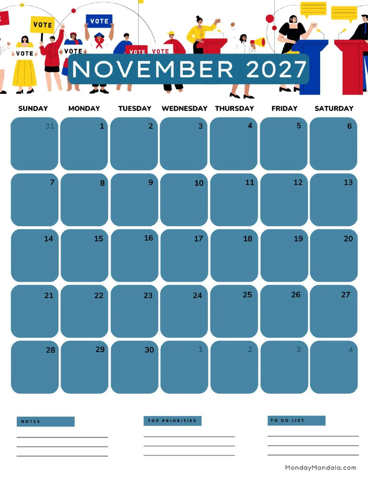November Calendar