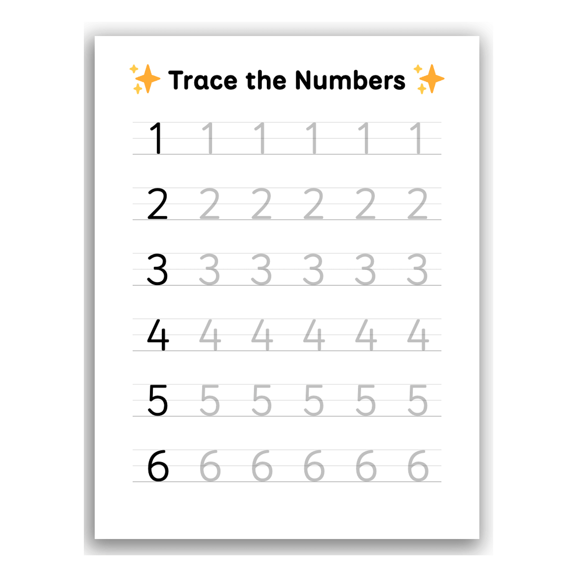 Number Tracing