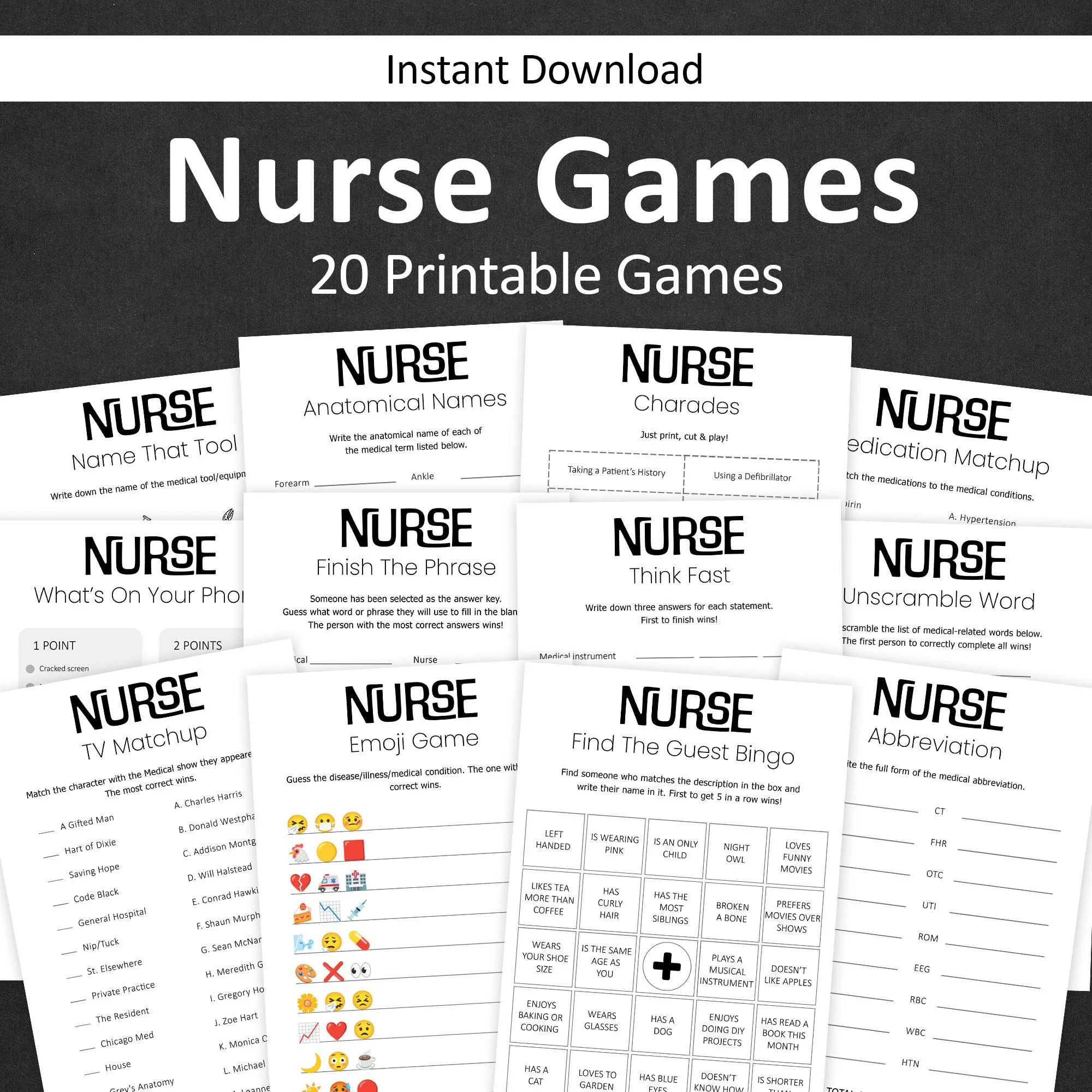 Nurse Retirement Party Games