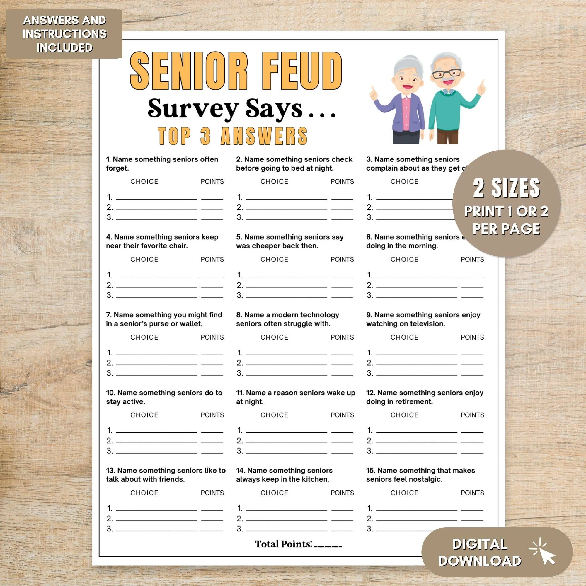 Nursing Home Trivia