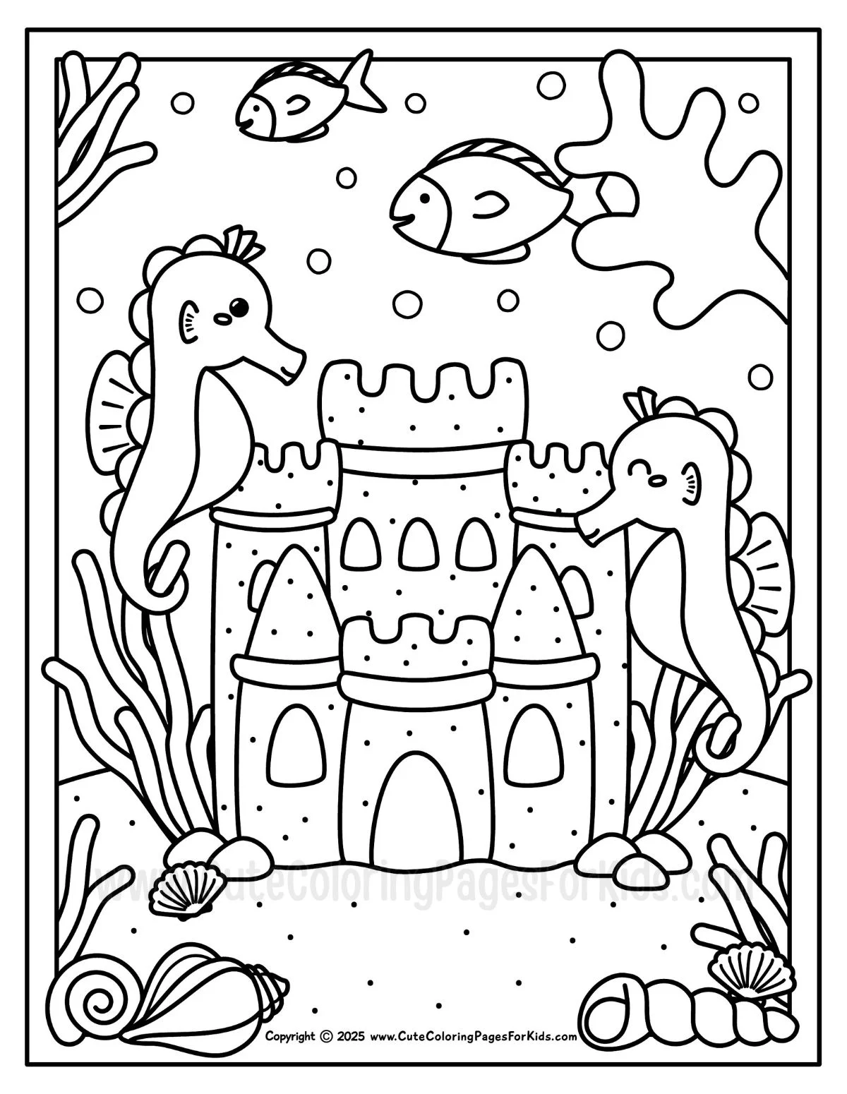 Ocean Coloring Pages Ocean Coloring Pages