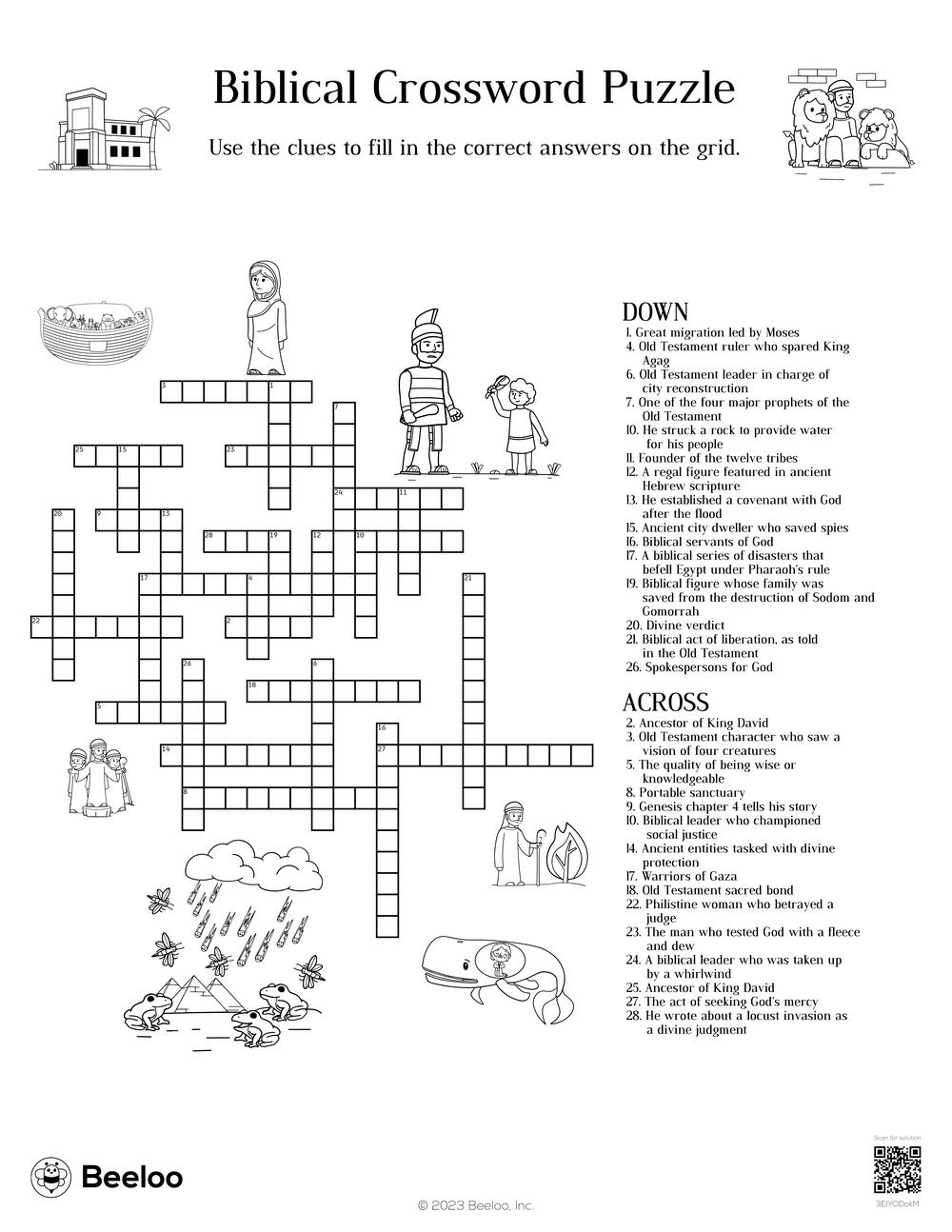 Oldtestament Crossword