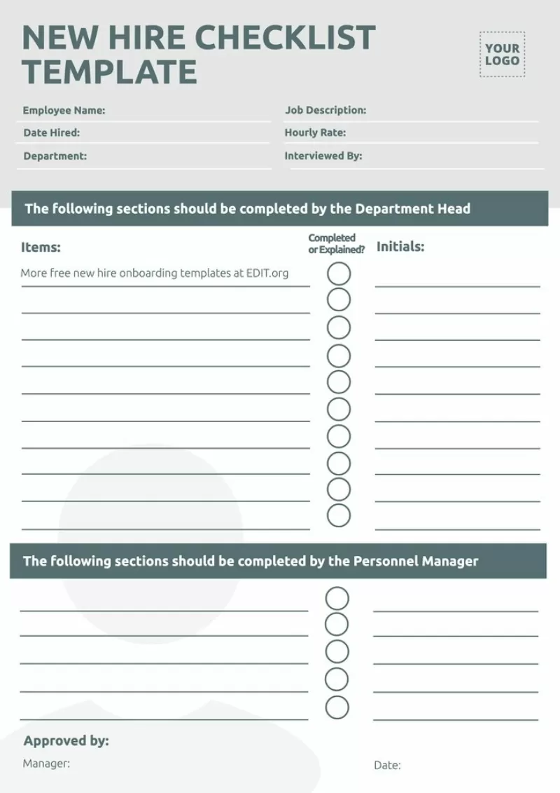 Onboarding Checklist Templates