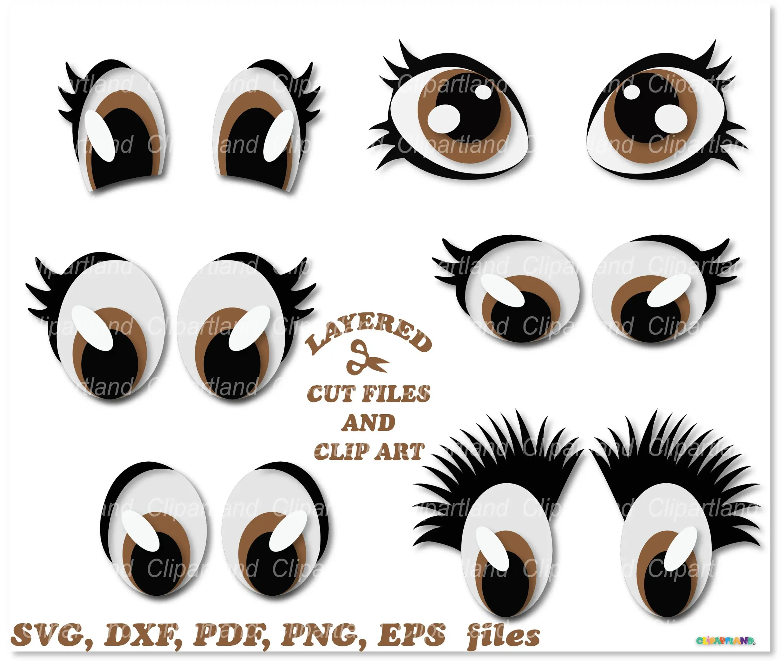 Oval Eyes Template