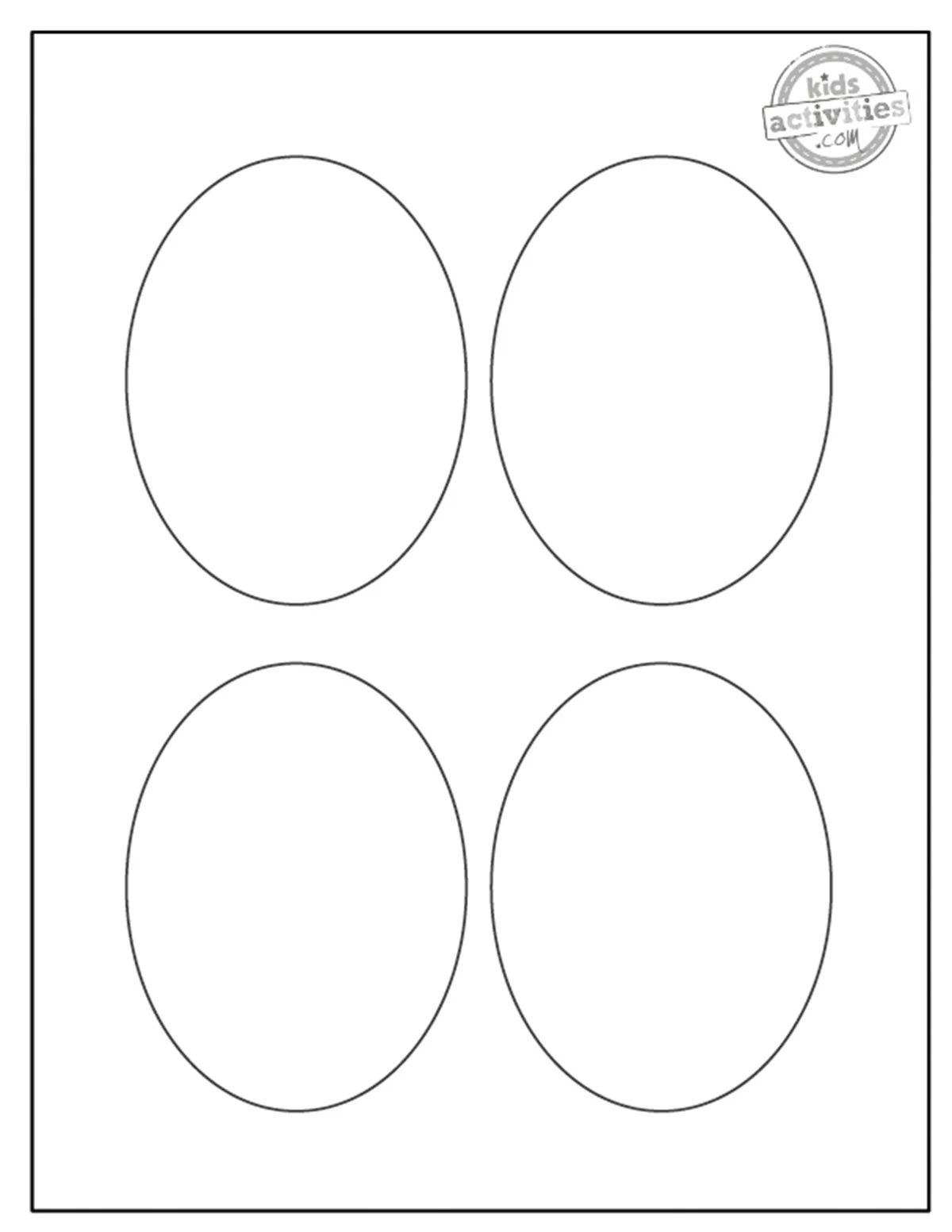 Oval Template