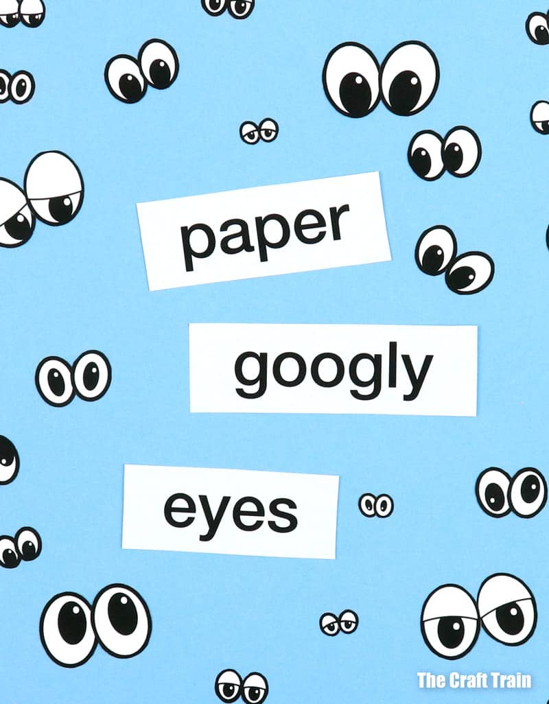 Paper Googly Eyes