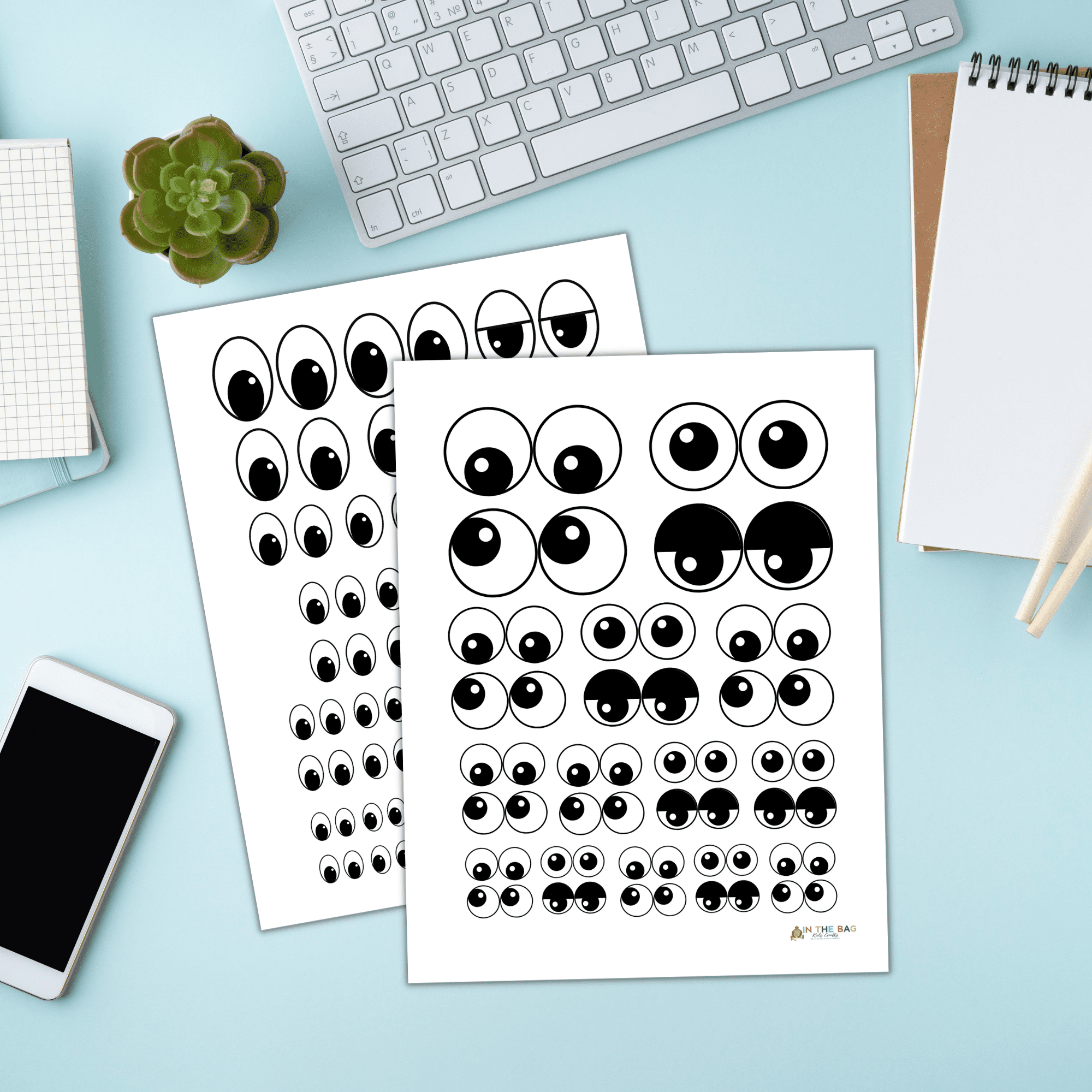 Paper Googly Eyes