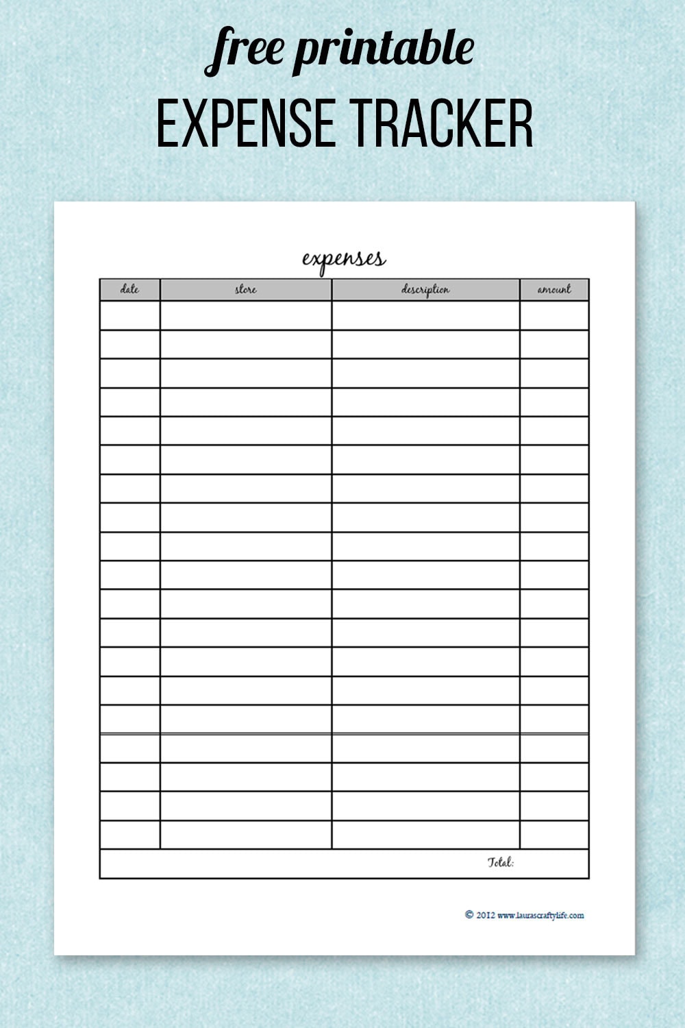 Party Planner Printable