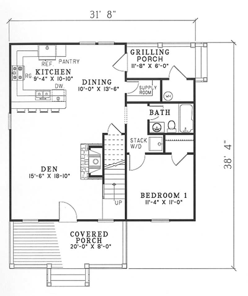 Plan 1397 Square Feet 3 Bedroom 2 Bathroom Country Style 3959