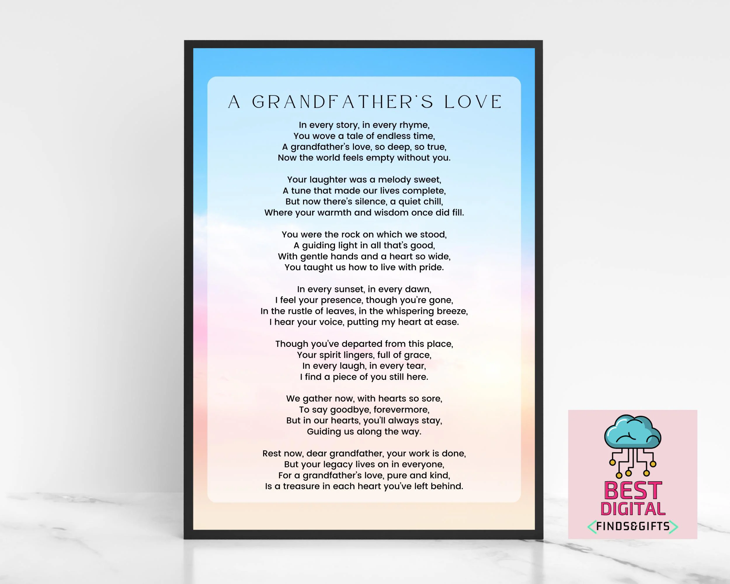 Poem To Grandfather