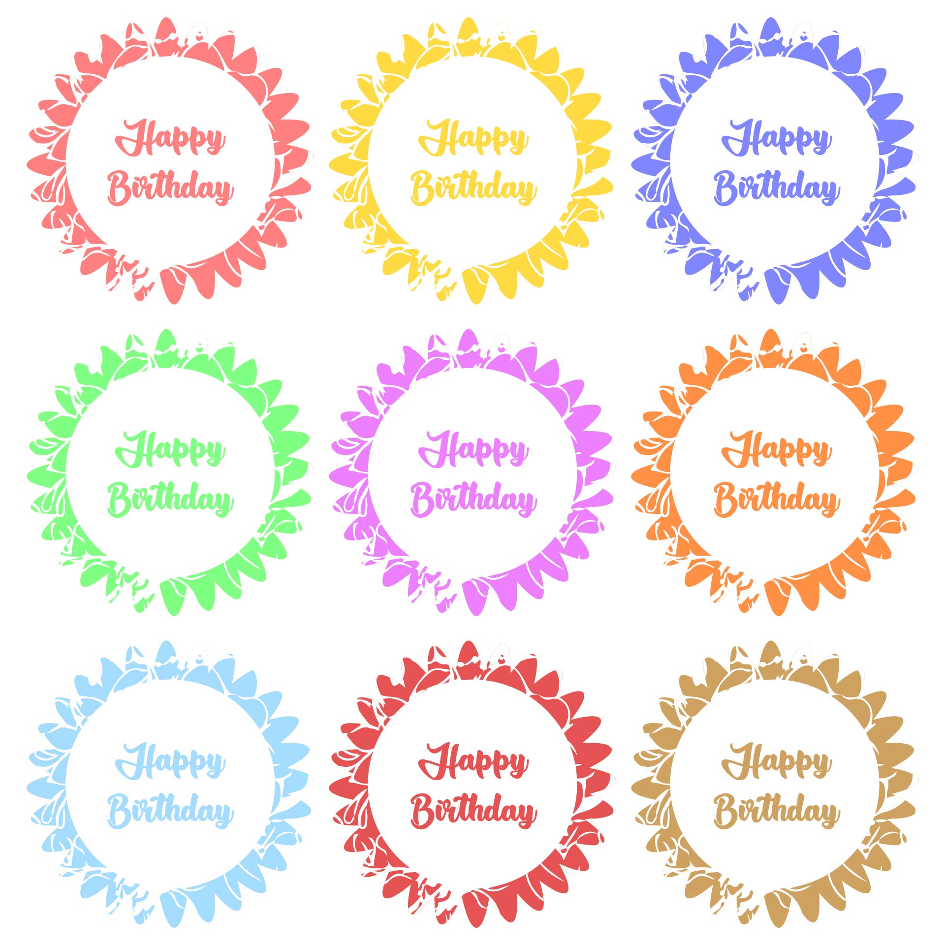 Post Blank Printable Cupcake Toppers 75642